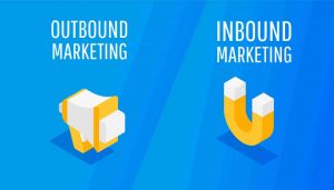 visualisasi inbound dan outbound marketing